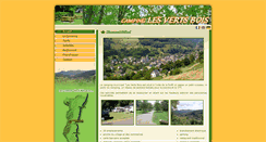 Desktop Screenshot of camping-lesvertsbois.com