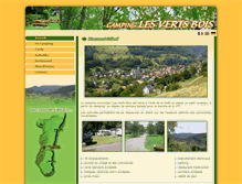 Tablet Screenshot of camping-lesvertsbois.com